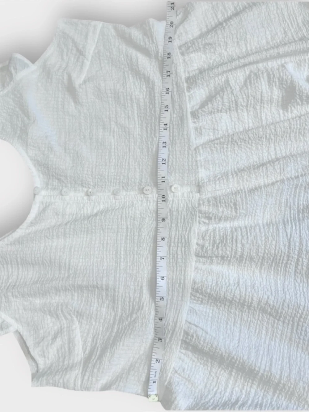 White Gauze Romper Dress Tiered Mini Flutter Sleeve Built In Shorts XL XXL 0X